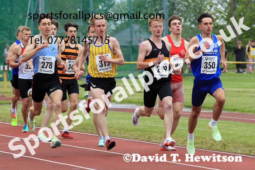 Jimmy Hedley Trophy 800 metres, NEGP 2, Monkton. Photo: David T. Hewitson/Sports for All Pics